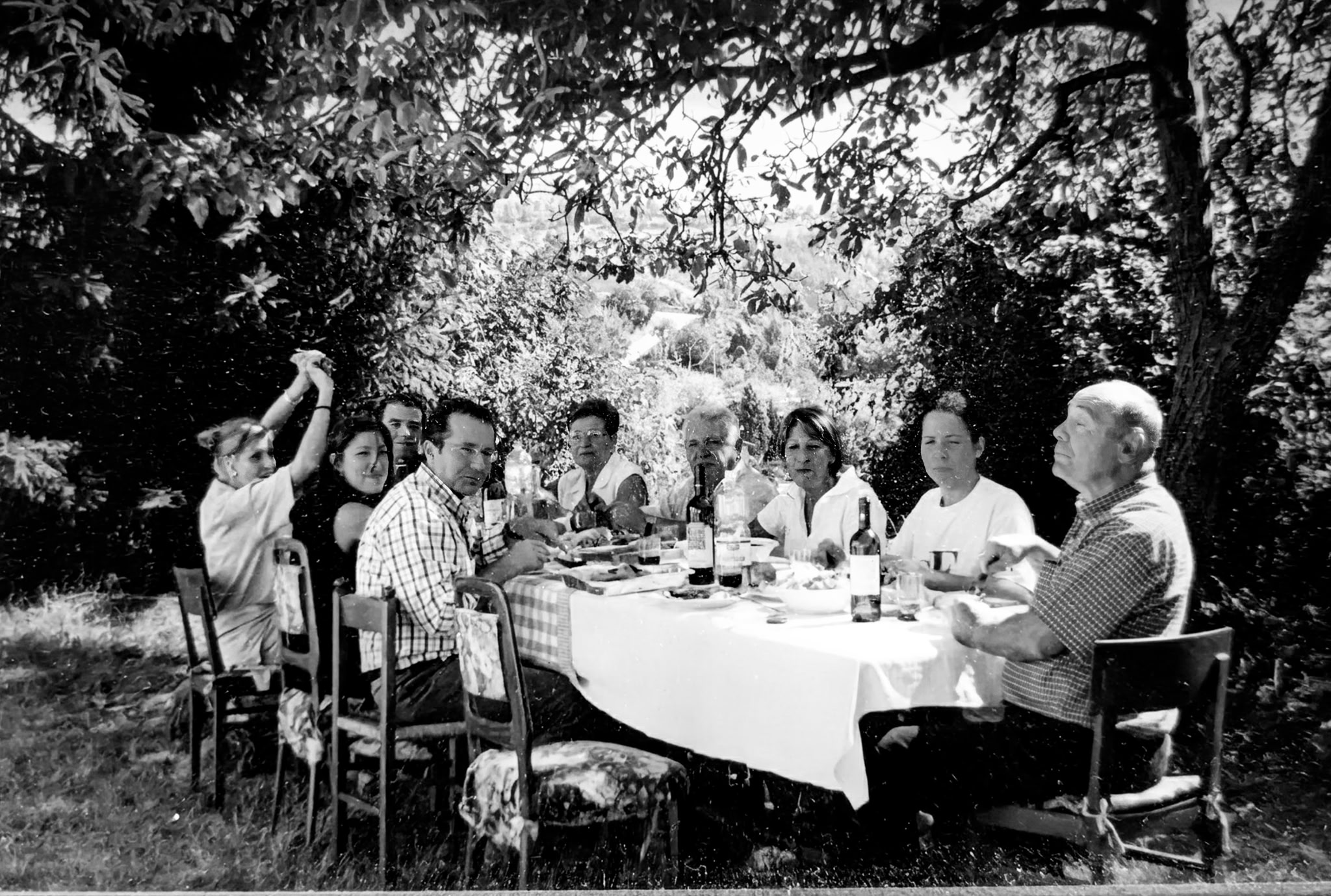 Old family dinner in the mountains
